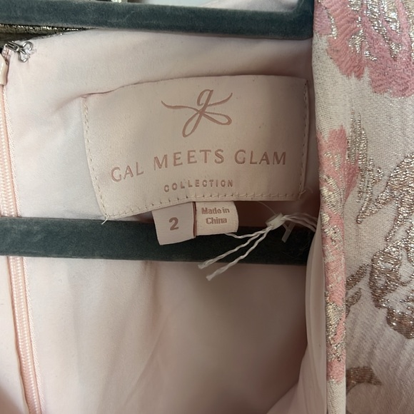 Gal Meets Glam Pink Jacquard Adair Dress 2 - Picture 12 of 12